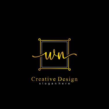 İlk logo kavramının ilk WN el yazısı.