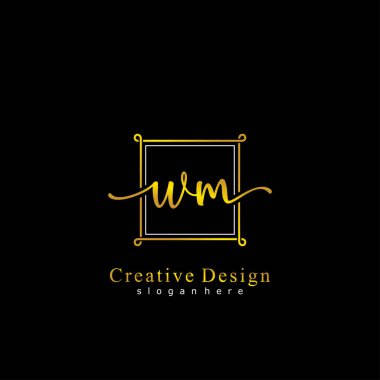 İlk logo kavramının ilk WM el yazısı.