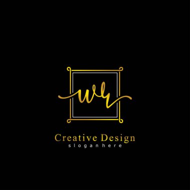 İlk logo kavramının ilk WR el yazısı.