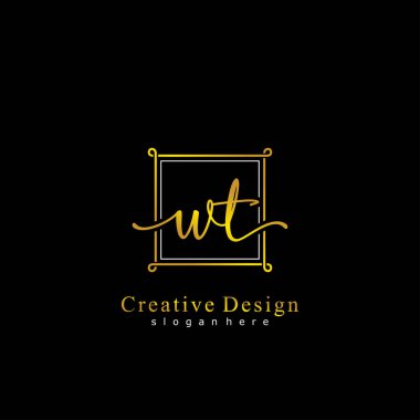 İlk logo kavramının ilk WT el yazısı.