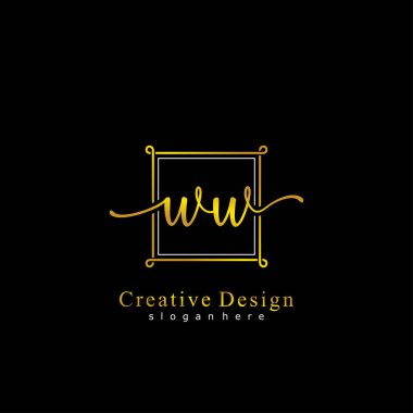 İlk logo kavramının ilk WW el yazısı.