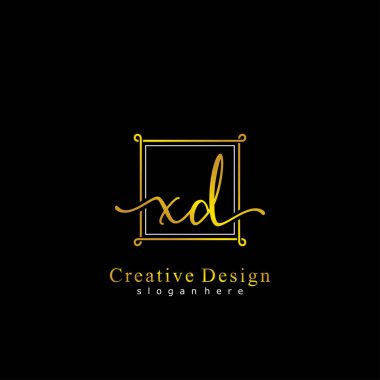 İlk logo kavramının XD el yazısı.