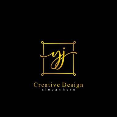 İlk logo kavramının ilk YJ el yazısı.