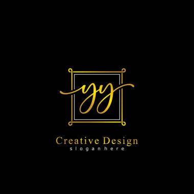 İlk logo kavramının YY el yazısı.