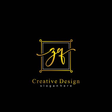 İlk logo kavramının ilk ZQ el yazısı.