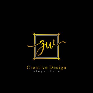 İlk logo kavramının ilk ZW el yazısı.