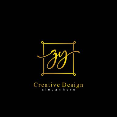 İlk logo kavramının ilk ZY el yazısı.