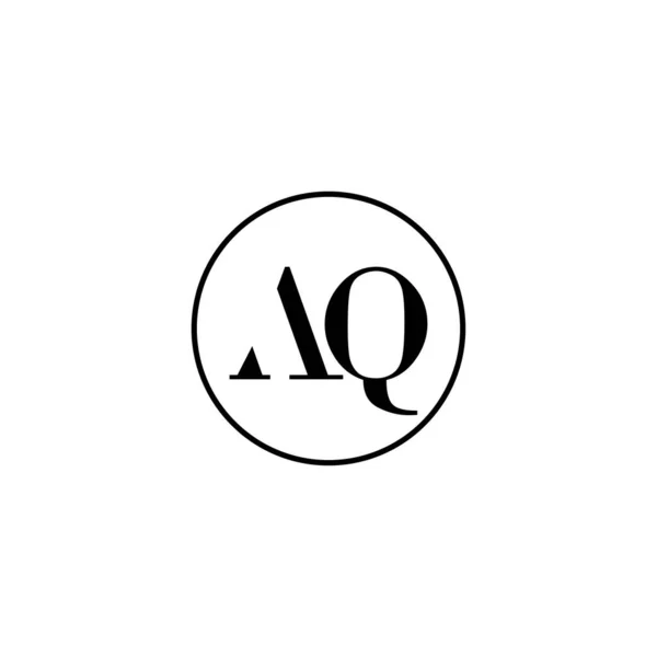 Lettre Logo Monogramme Initial Conception Mariage Mode Modèle Logo Maquillage — Image vectorielle