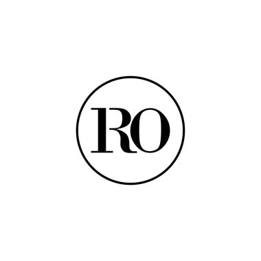 İlk monogram logo tasarımı, düğün, moda, makyaj şablonu