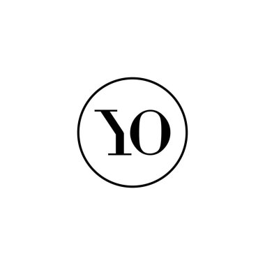 İlk monogram logo tasarımı, düğün, moda, makyaj şablonu