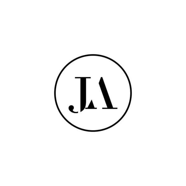 Літера Початковий Дизайн Логотипу Монограми Весілля Мода Шаблон Логотипу — стоковий вектор