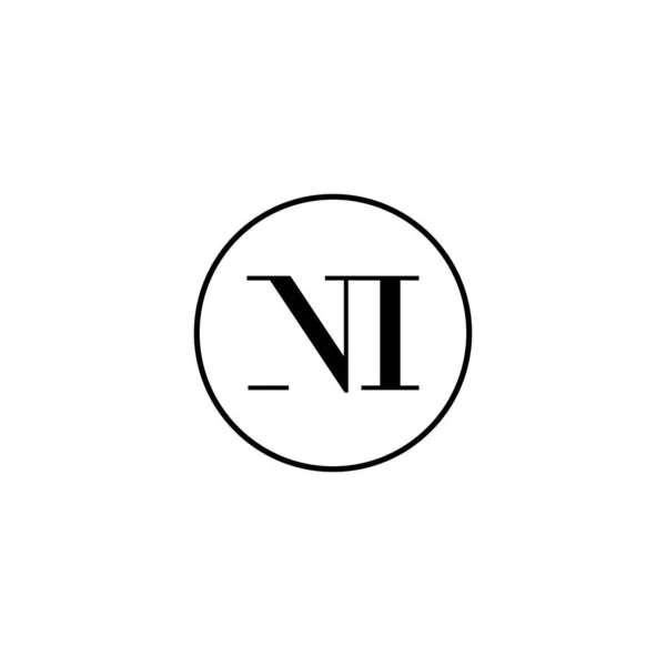 Letter Počáteční Monogram Logo Design Svatba Móda Tvoří Logo Šablony — Stockový vektor