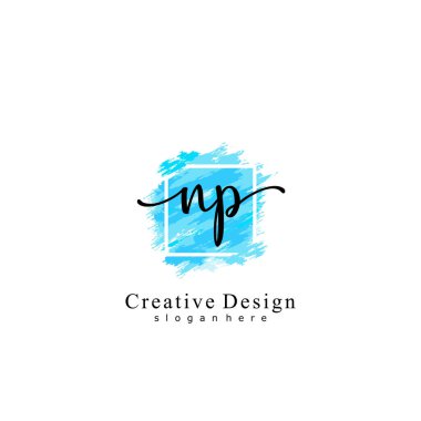 İlk logo kavramının ilk NP el yazısı