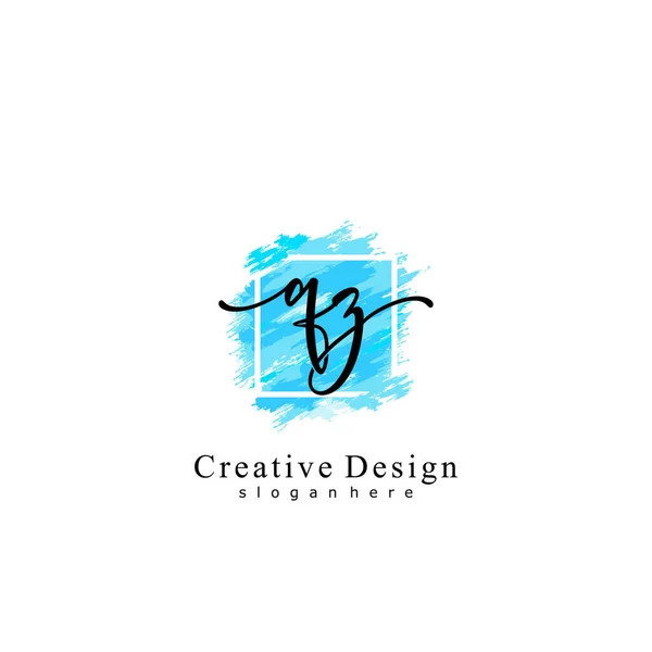 Letter Initial Monogram Logo Design Wedding Fashion Make Logo Template — Stock Vector