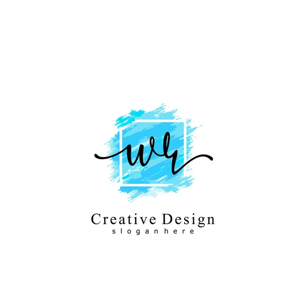 Ecriture Initiale Concept Logo Initial — Image vectorielle