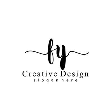 İlk logo kavramının ilk FY el yazısı