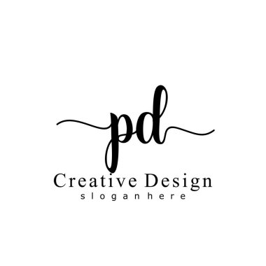 İlk logo kavramının PD el yazısı