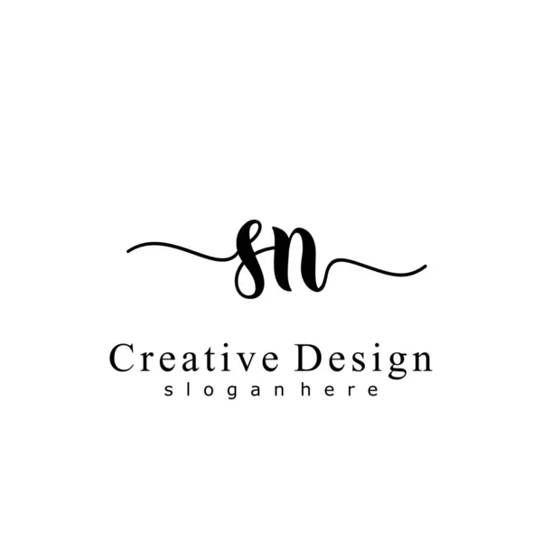 Ursprunglig Handstil För Ursprunglig Logotyp — Stock vektor
