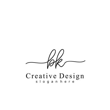 İlk logo kavramının ilk BK el yazısı