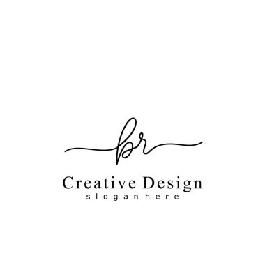 İlk logo kavramının ilk BR el yazısı