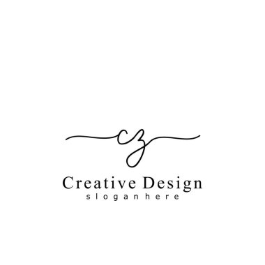 İlk logo kavramının ilk CZ el yazısı