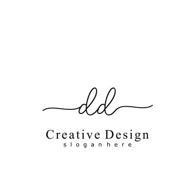 İlk logo kavramının ilk DD el yazısı