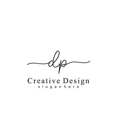 İlk logo kavramının ilk DP el yazısı