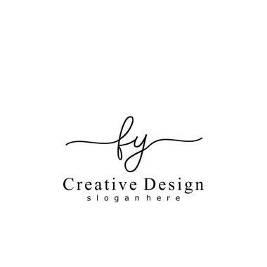 İlk logo kavramının ilk FY el yazısı