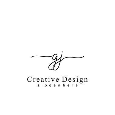 İlk logo kavramının ilk GJ el yazısı