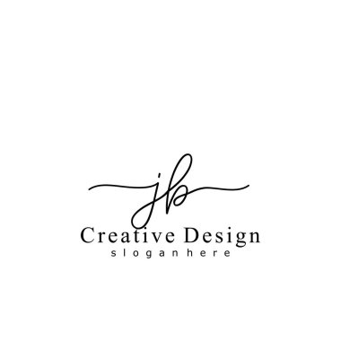 İlk logo kavramının ilk JB el yazısı