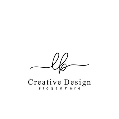 İlk logo kavramının ilk LB el yazısı