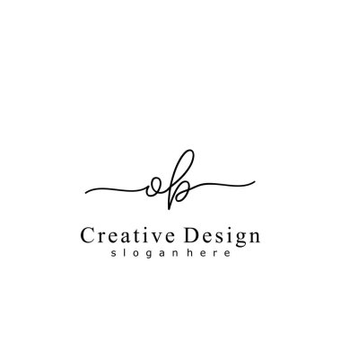 İlk logo kavramının ilk OB el yazısı