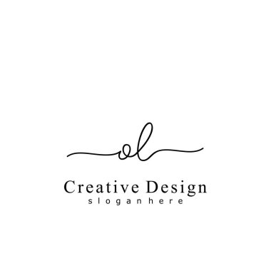 İlk logo kavramının ilk OL el yazısı