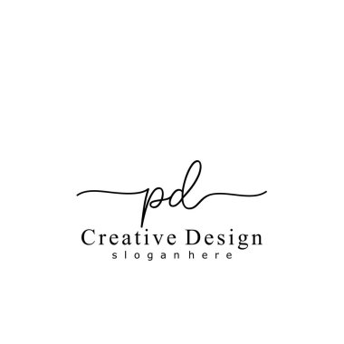 İlk logo kavramının PD el yazısı