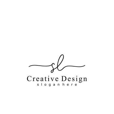 İlk logo kavramının ilk SL el yazısı
