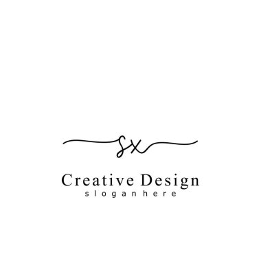 İlk logo kavramının ilk SX el yazısı