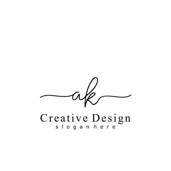 İlk logo kavramının ilk AK el yazısı