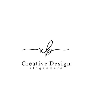 İlk logo kavramının XB el yazısı