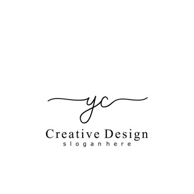 İlk logo kavramının ilk YC el yazısı