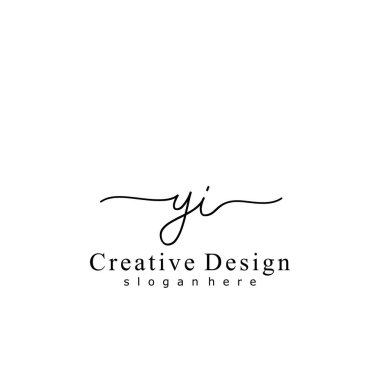 İlk logo kavramının YI el yazısı