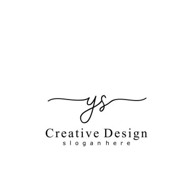 İlk logo kavramının YS el yazısı