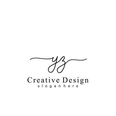 İlk logo kavramının YZ el yazısı