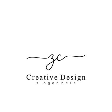 İlk logo kavramının ilk ZC el yazısı