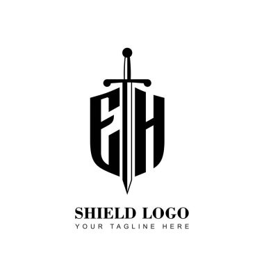  İlk Harf EH Kalkan şablonu