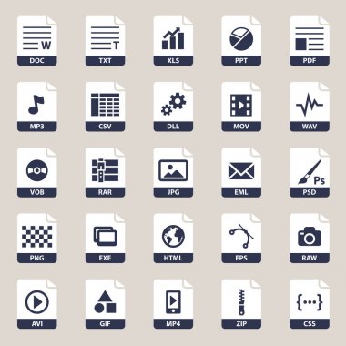 File type icon clipart