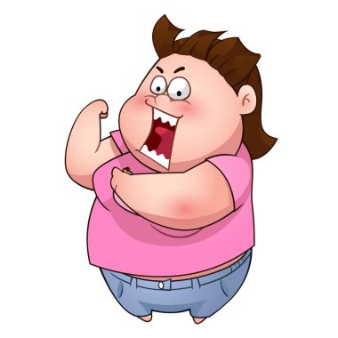 Büyük kız vektör sanat