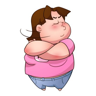 Büyük kız vektör sanat