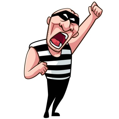 Hırsız kötü bağırır