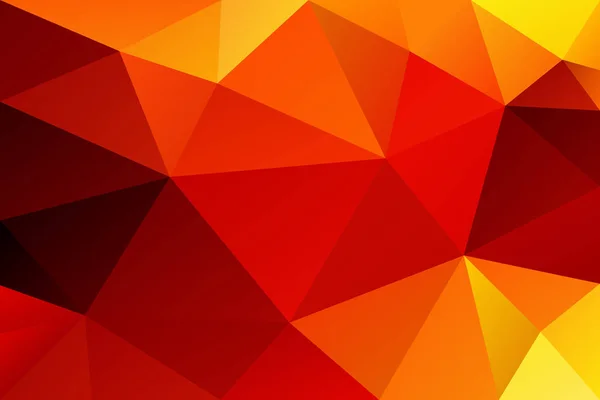 Fondo abstracto poligonal rojo — Vector de stock