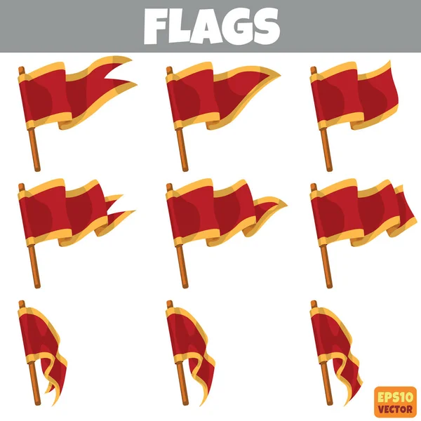 Flaggensammlung — Stockvektor